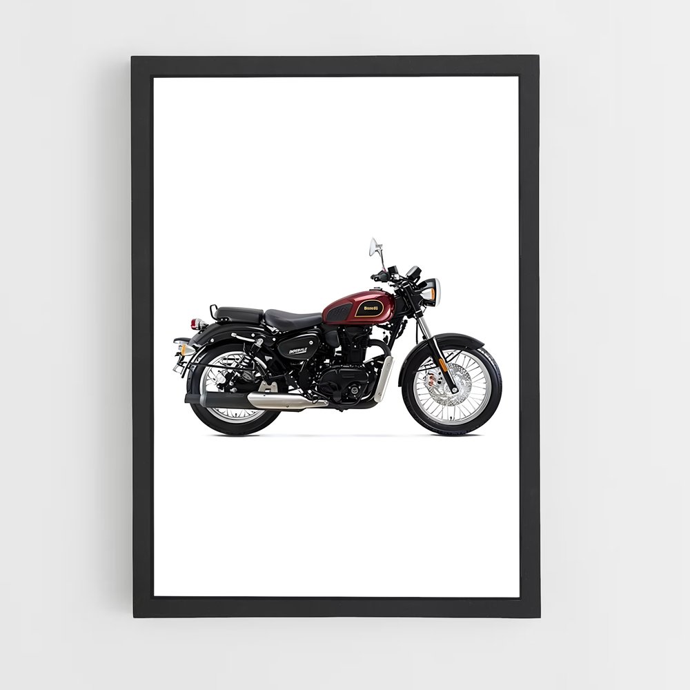 Poster Moto Épurée – affiche Benelli (vue 2)